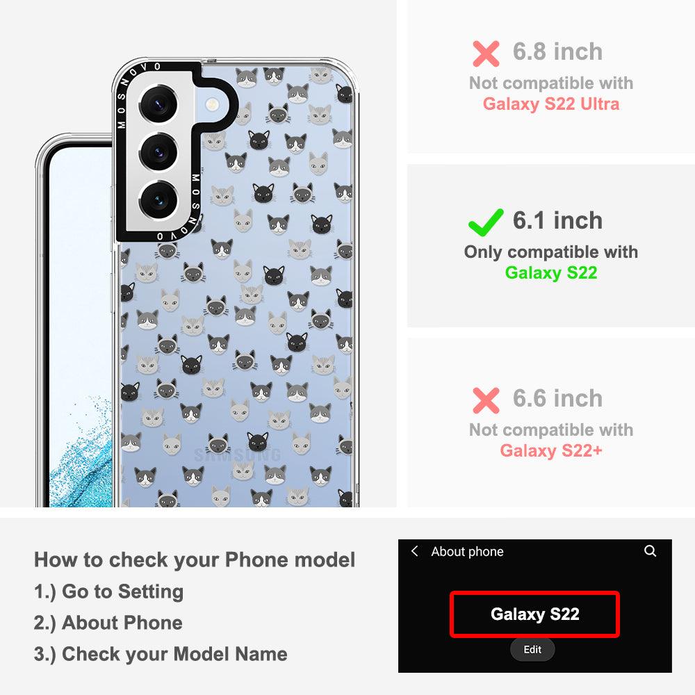 Cats Phone Case - Samsung Galaxy S22 Case - MOSNOVO