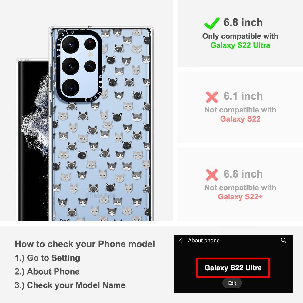 Cats Phone Case - Samsung Galaxy S22 Ultra Case - MOSNOVO
