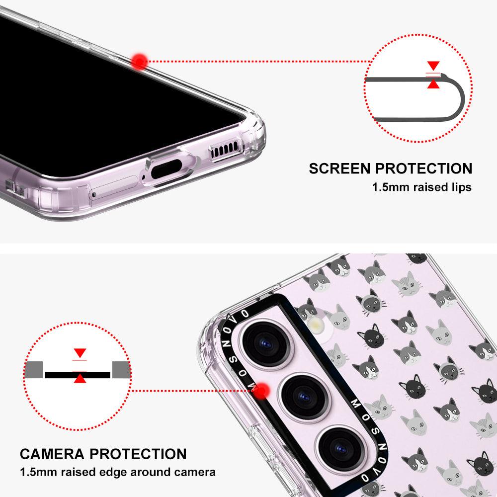 Cats Phone Case - Samsung Galaxy S23 Case - MOSNOVO
