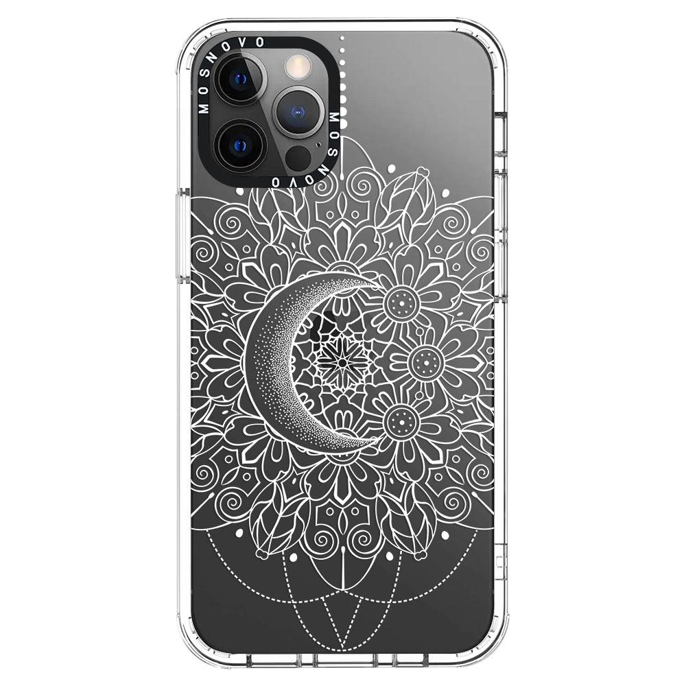 Celestial Moon Mandala Phone Case - iPhone 12 Pro Case - MOSNOVO