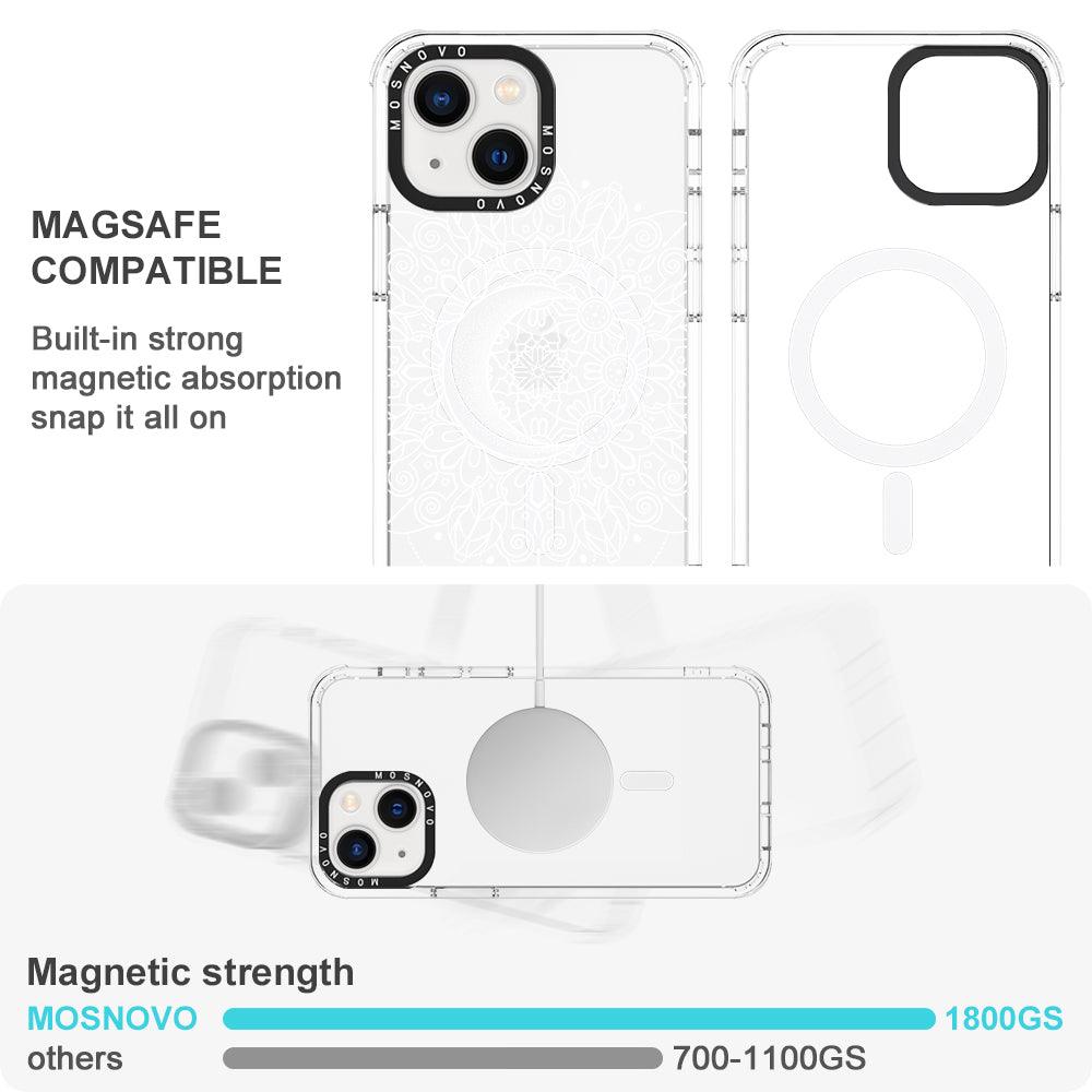 Celestial Moon Mandala Phone Case - iPhone 13 Case - MOSNOVO