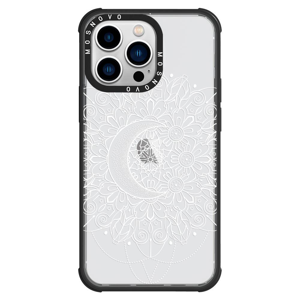 Celestial Moon Mandala Phone Case - iPhone 13 Pro Case - MOSNOVO