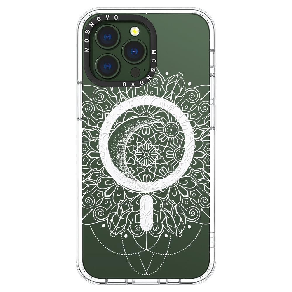 Celestial Moon Mandala Phone Case - iPhone 13 Pro Case - MOSNOVO