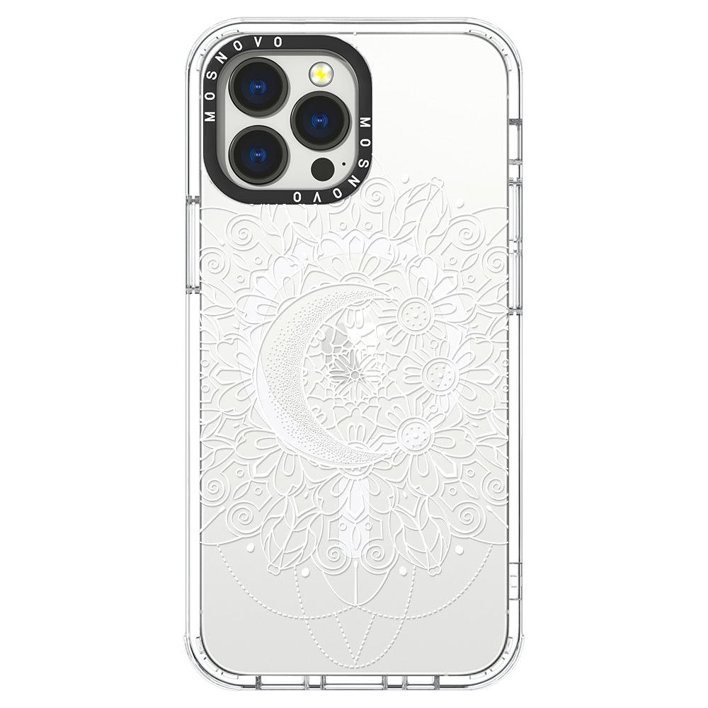 Celestial Moon Mandala Phone Case - iPhone 13 Pro Max Case - MOSNOVO