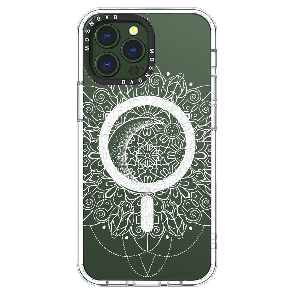 Celestial Moon Mandala Phone Case - iPhone 13 Pro Max Case - MOSNOVO