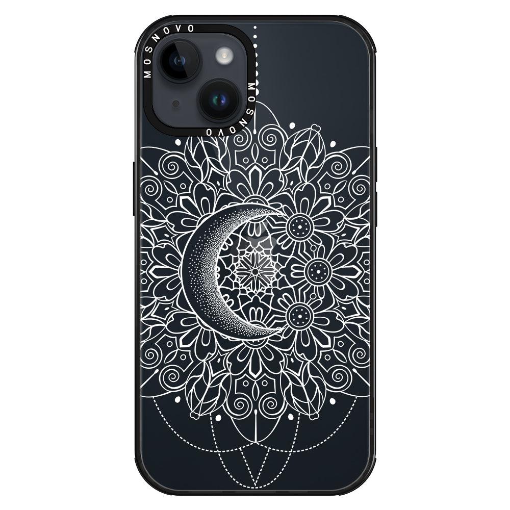 Celestial Moon Mandala Phone Case - iPhone 14 Case - MOSNOVO