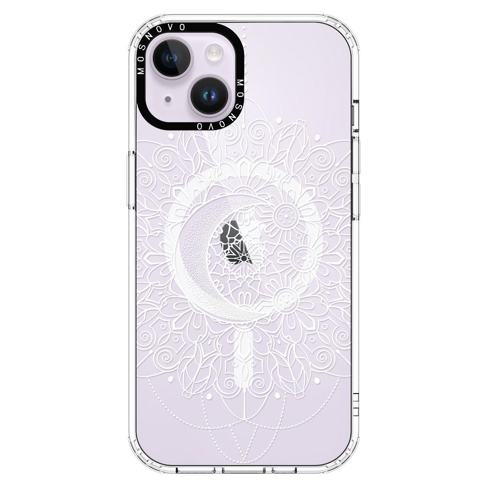 Celestial Moon Mandala Phone Case - iPhone 14 Case - MOSNOVO