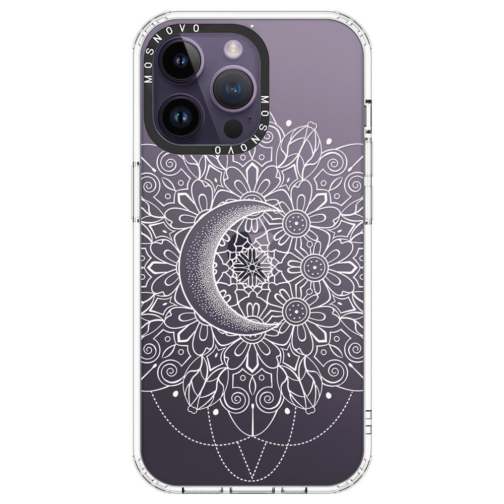 Celestial Moon Mandala Phone Case - iPhone 14 Pro Max Case - MOSNOVO