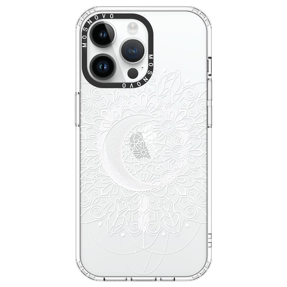 Celestial Moon Mandala Phone Case - iPhone 14 Pro Max Case - MOSNOVO