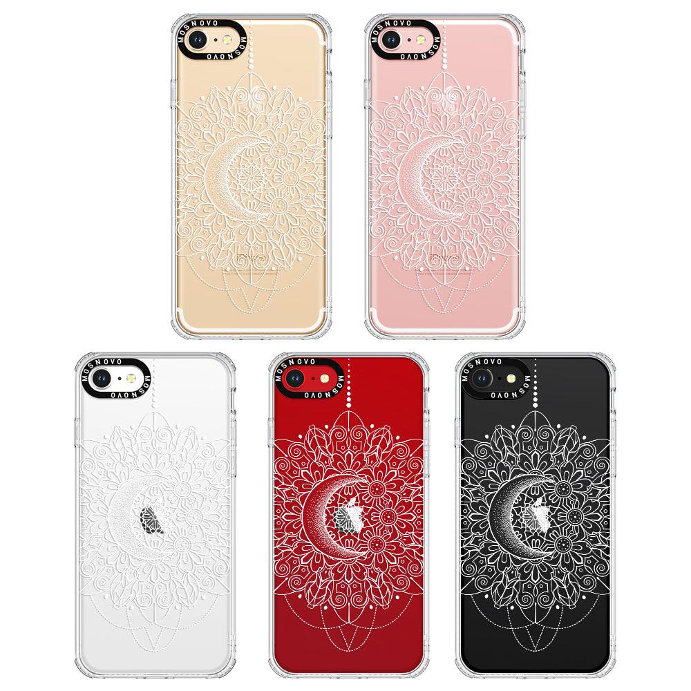 Celestial Moon Mandala Phone Case - iPhone 8 Case - MOSNOVO