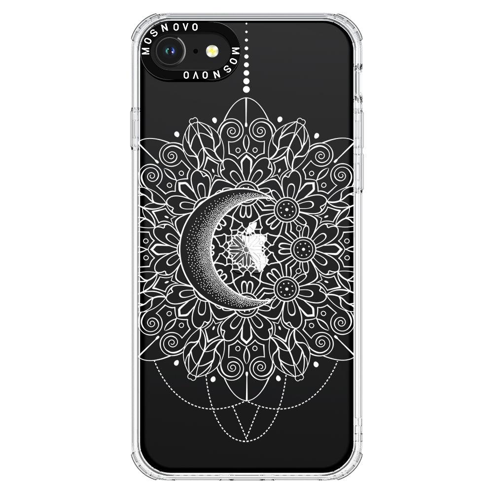 Celestial Moon Mandala Phone Case - iPhone SE 2020 Case - MOSNOVO