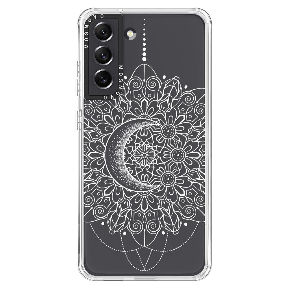 Celestial Moon Mandala Phone Case - Samsung Galaxy S21 FE Case - MOSNOVO