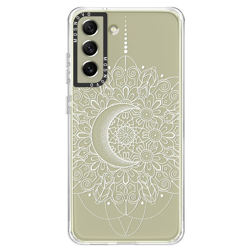 Celestial Moon Mandala Phone Case - Samsung Galaxy S21 FE Case - MOSNOVO