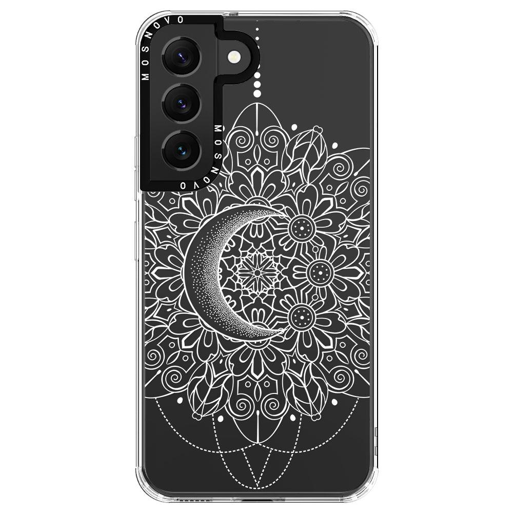 Celestial Moon Mandala Phone Case - Samsung Galaxy S22 Case - MOSNOVO
