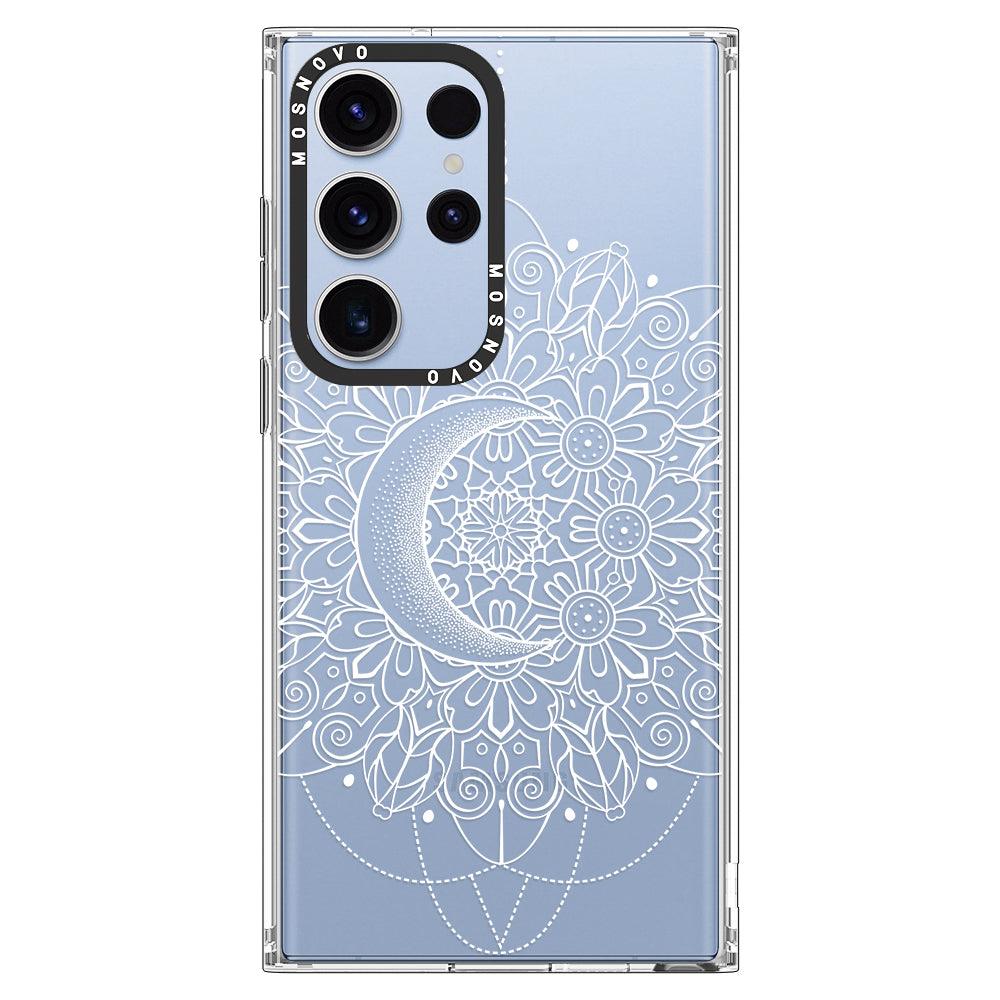 Moon Henna Phone Case - Samsung Galaxy S23 Ultra Case - MOSNOVO