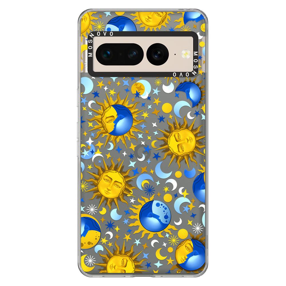 Celestial Sun Moon Phone Case - Google Pixel 7 Pro Case - MOSNOVO