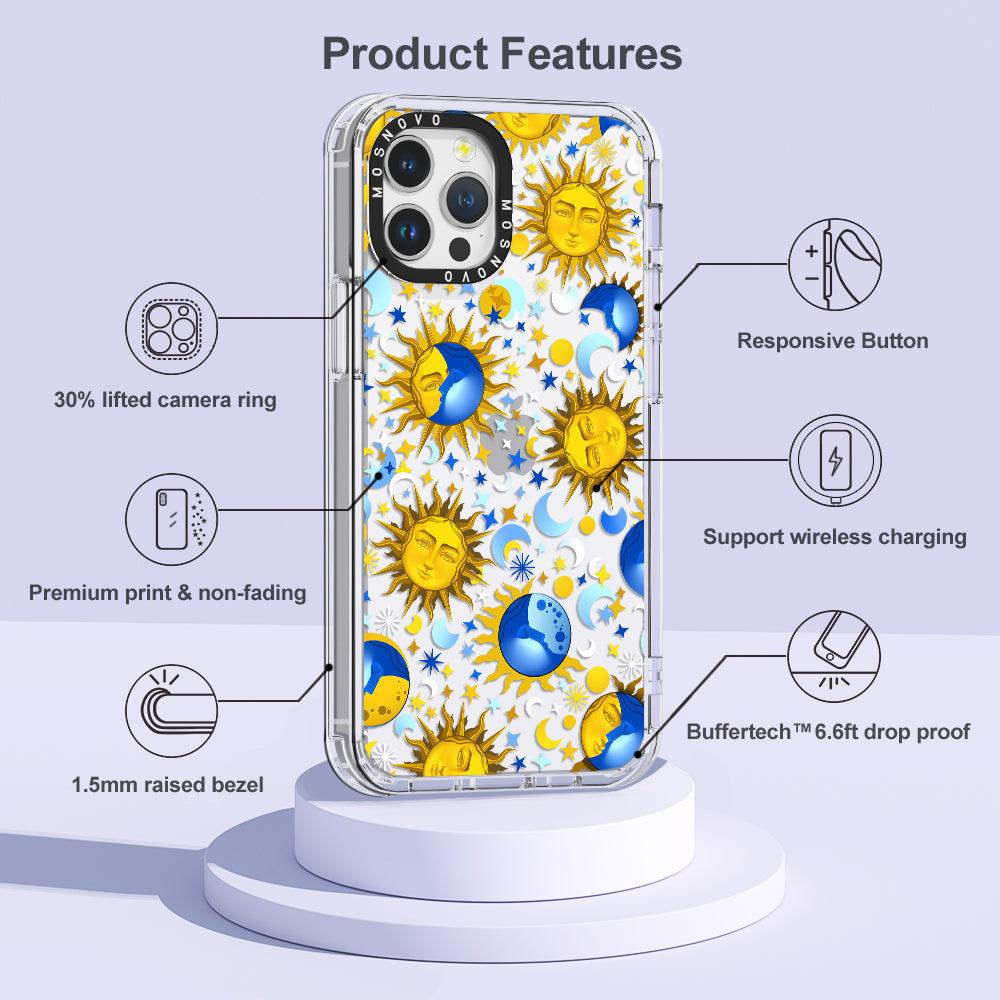 Sun and Moon Phone Case - iPhone 12 Pro Case - MOSNOVO