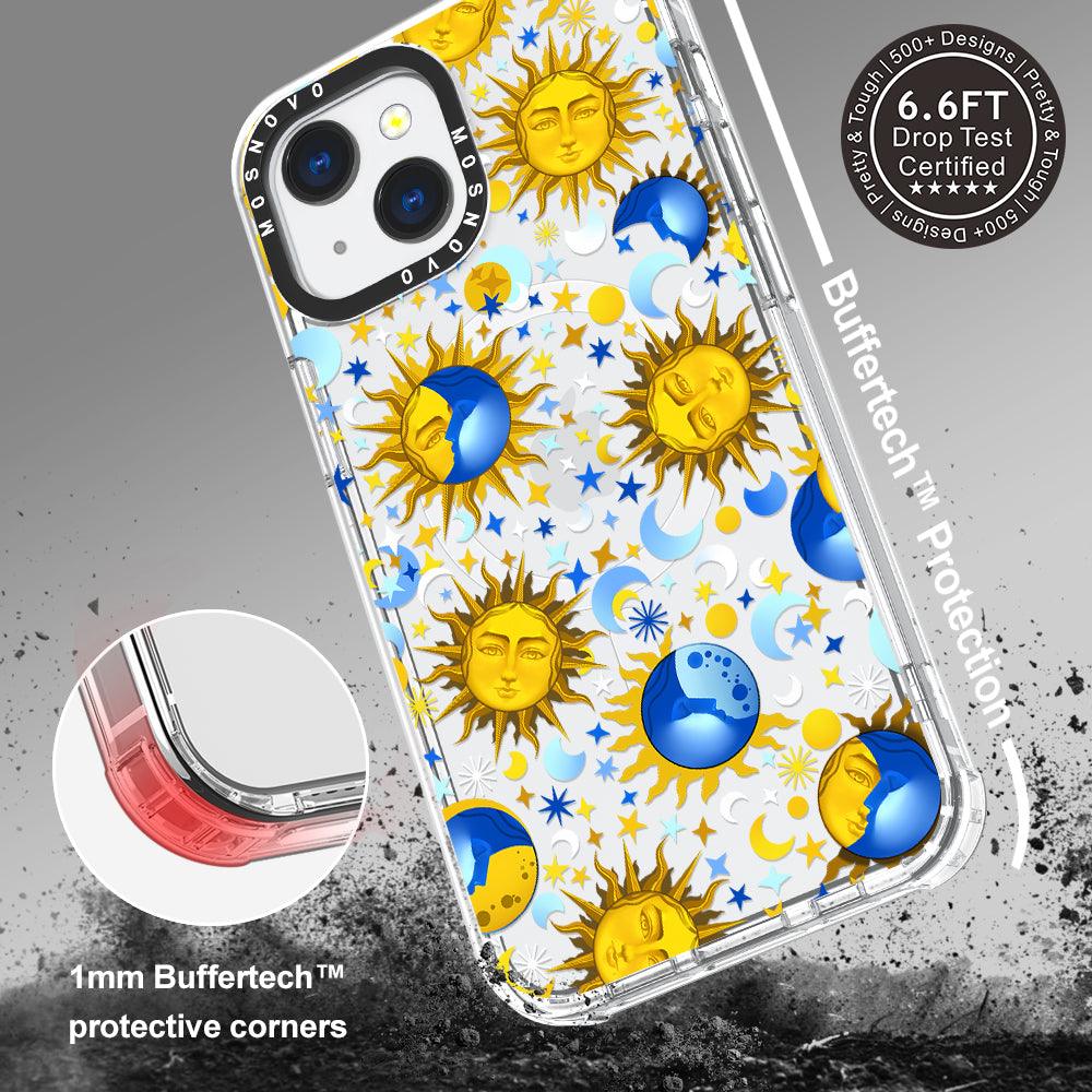 Sun and Moon Phone Case - iPhone 13 Case - MOSNOVO