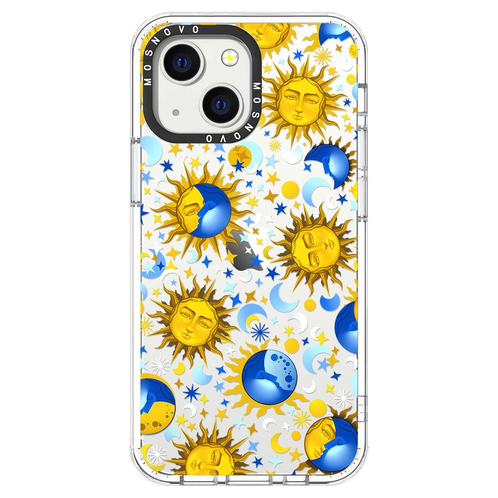 Sun and Moon Phone Case - iPhone 13 Mini Case - MOSNOVO
