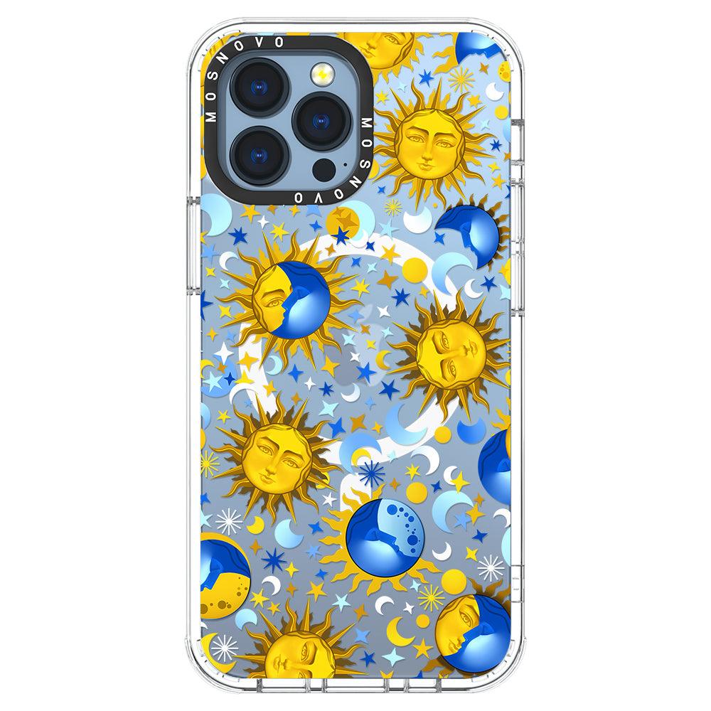 Sun and Moon Phone Case - iPhone 13 Pro Max Case - MOSNOVO