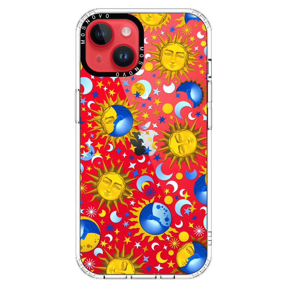 Sun and Moon Phone Case - iPhone 14 Plus Case - MOSNOVO