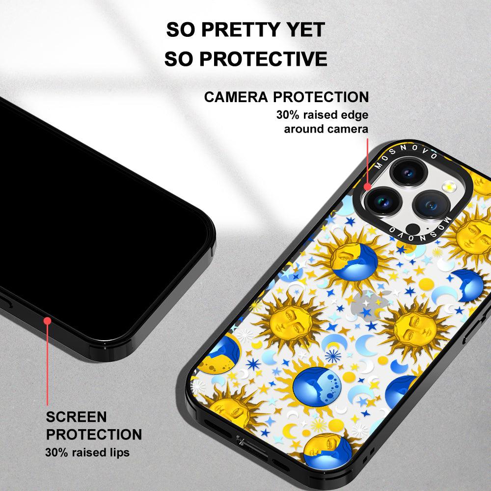 Sun and Moon Phone Case - iPhone 14 Pro Max Case - MOSNOVO