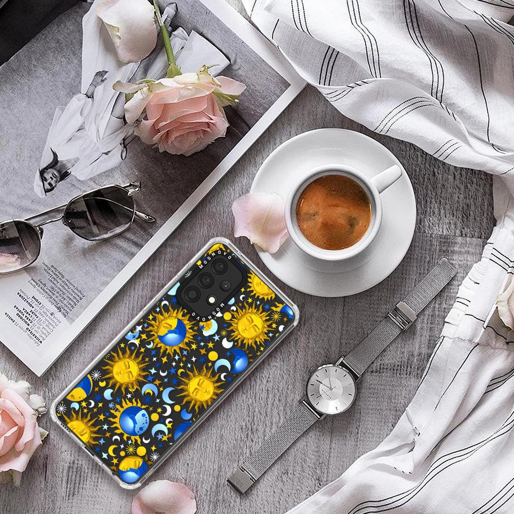Celestial Sun Moon Phone Case - Samsung Galaxy A52 & A52s Case - MOSNOVO