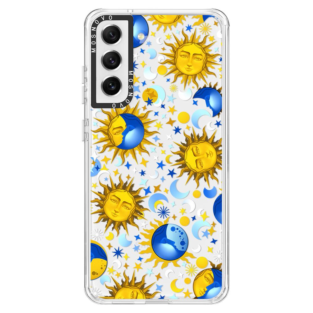 Celestial Sun Moon Phone Case - Samsung Galaxy S21 FE Case - MOSNOVO