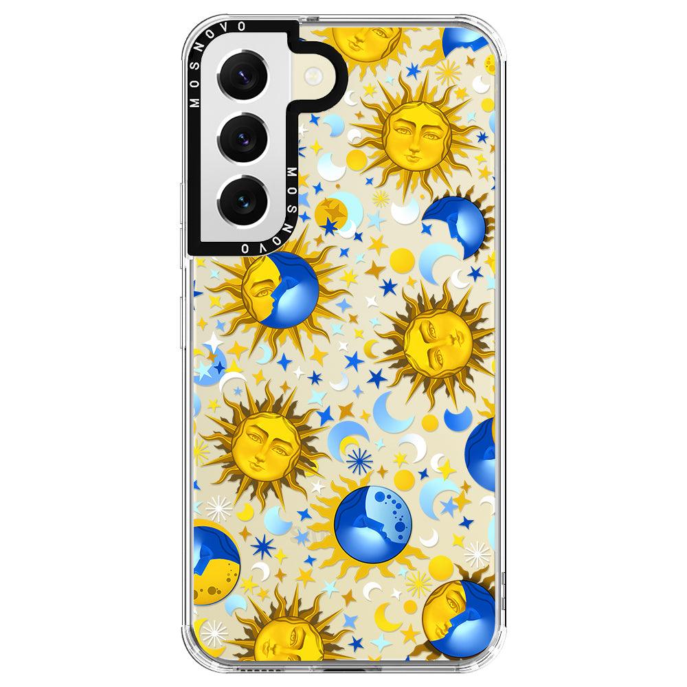 Celestial Sun Moon Phone Case - Samsung Galaxy S22 Case - MOSNOVO
