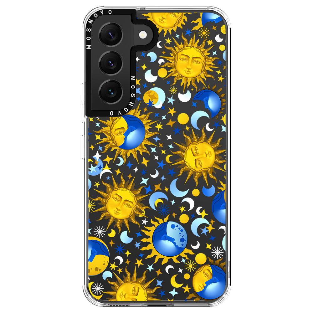 Celestial Sun Moon Phone Case - Samsung Galaxy S22 Case - MOSNOVO