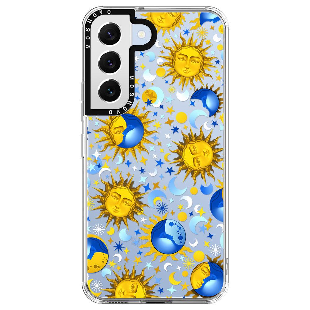 Celestial Sun Moon Phone Case - Samsung Galaxy S22 Plus Case - MOSNOVO