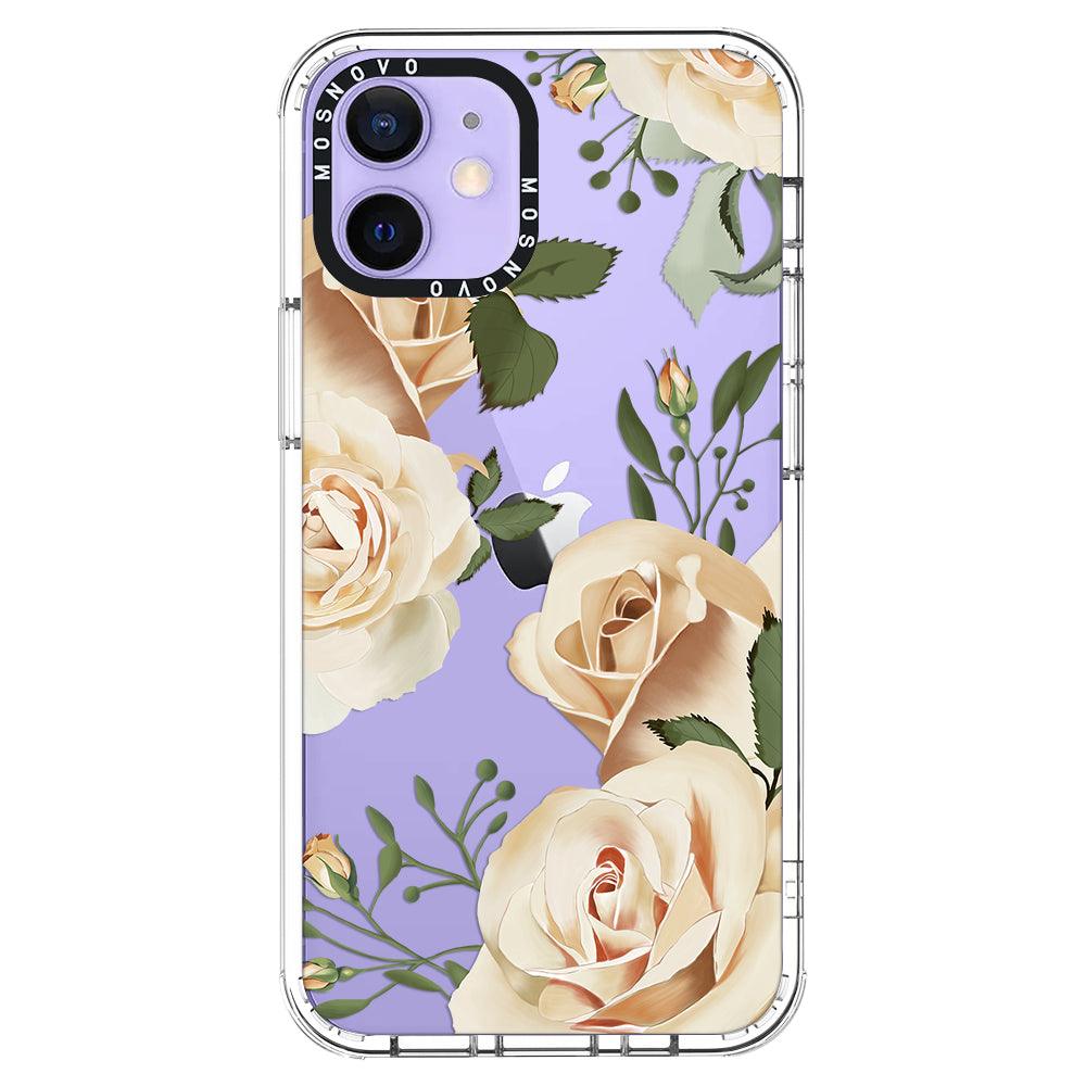Champagne Roses Phone Case - iPhone 12 Case - MOSNOVO