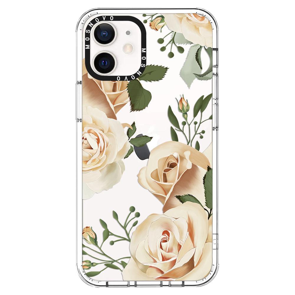 Champagne Rose Phone Case - iPhone 12 Mini Case - MOSNOVO