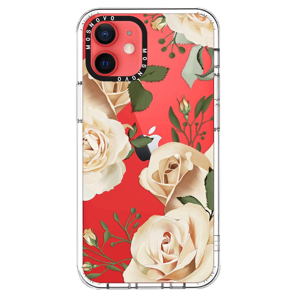 Champagne Rose Phone Case - iPhone 12 Mini Case - MOSNOVO