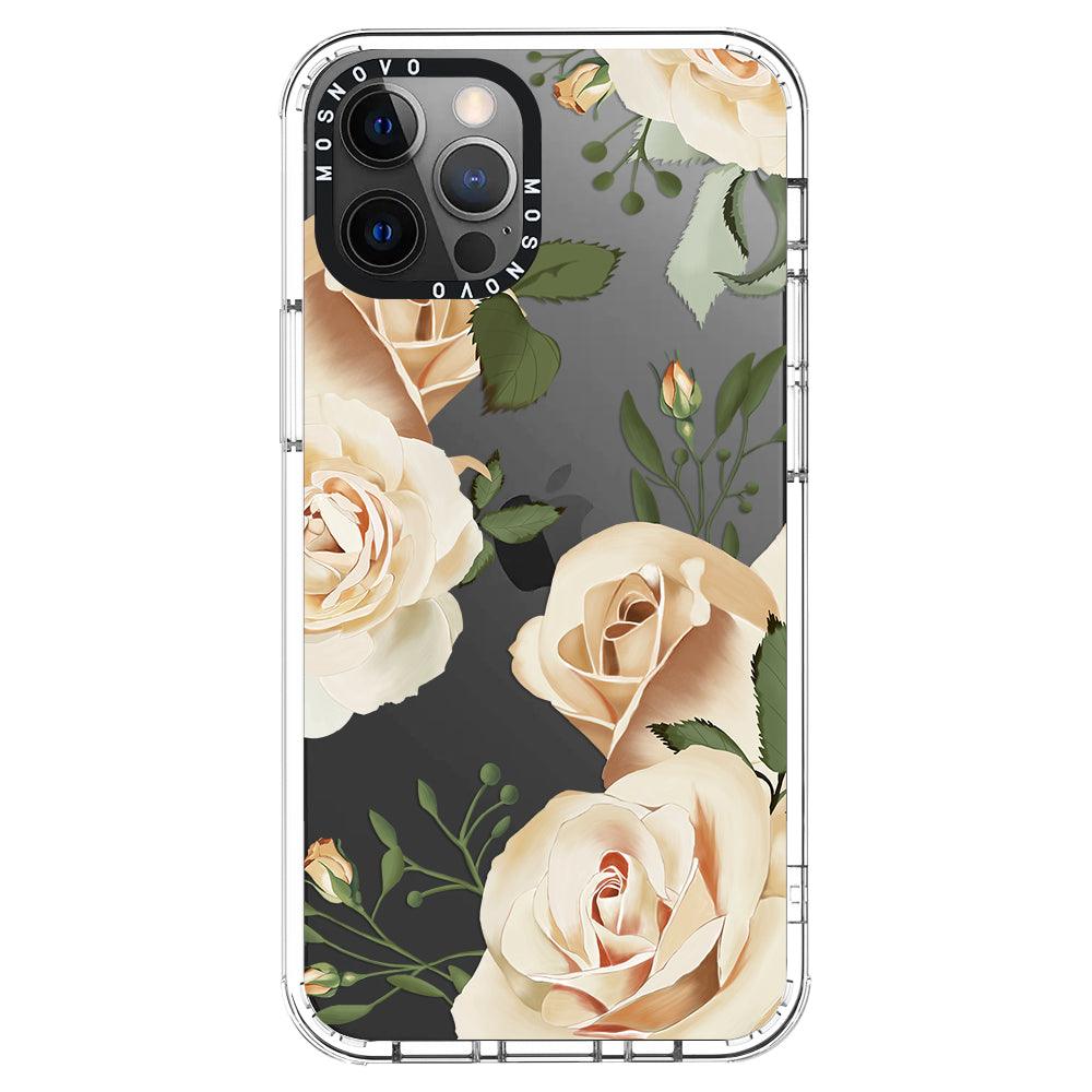 Champagne Roses Phone Case - iPhone 12 Pro Case - MOSNOVO