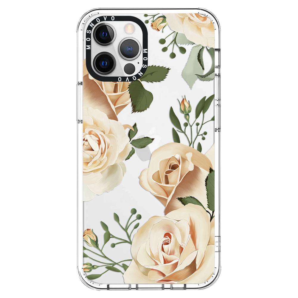 Champagne Roses Phone Case - iPhone 12 Pro Max Case - MOSNOVO
