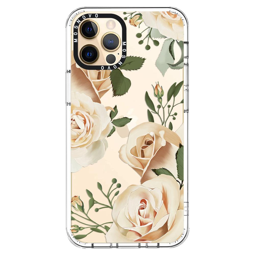 Champagne Roses Phone Case - iPhone 12 Pro Max Case - MOSNOVO