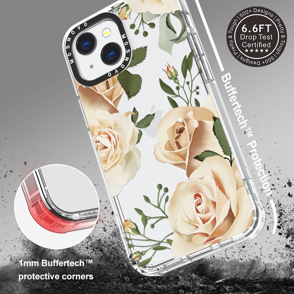 Champagne Roses Phone Case - iPhone 13 Mini Case - MOSNOVO