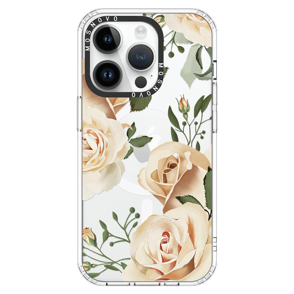 Champagne Roses Phone Case - iPhone 14 Pro Case - MOSNOVO