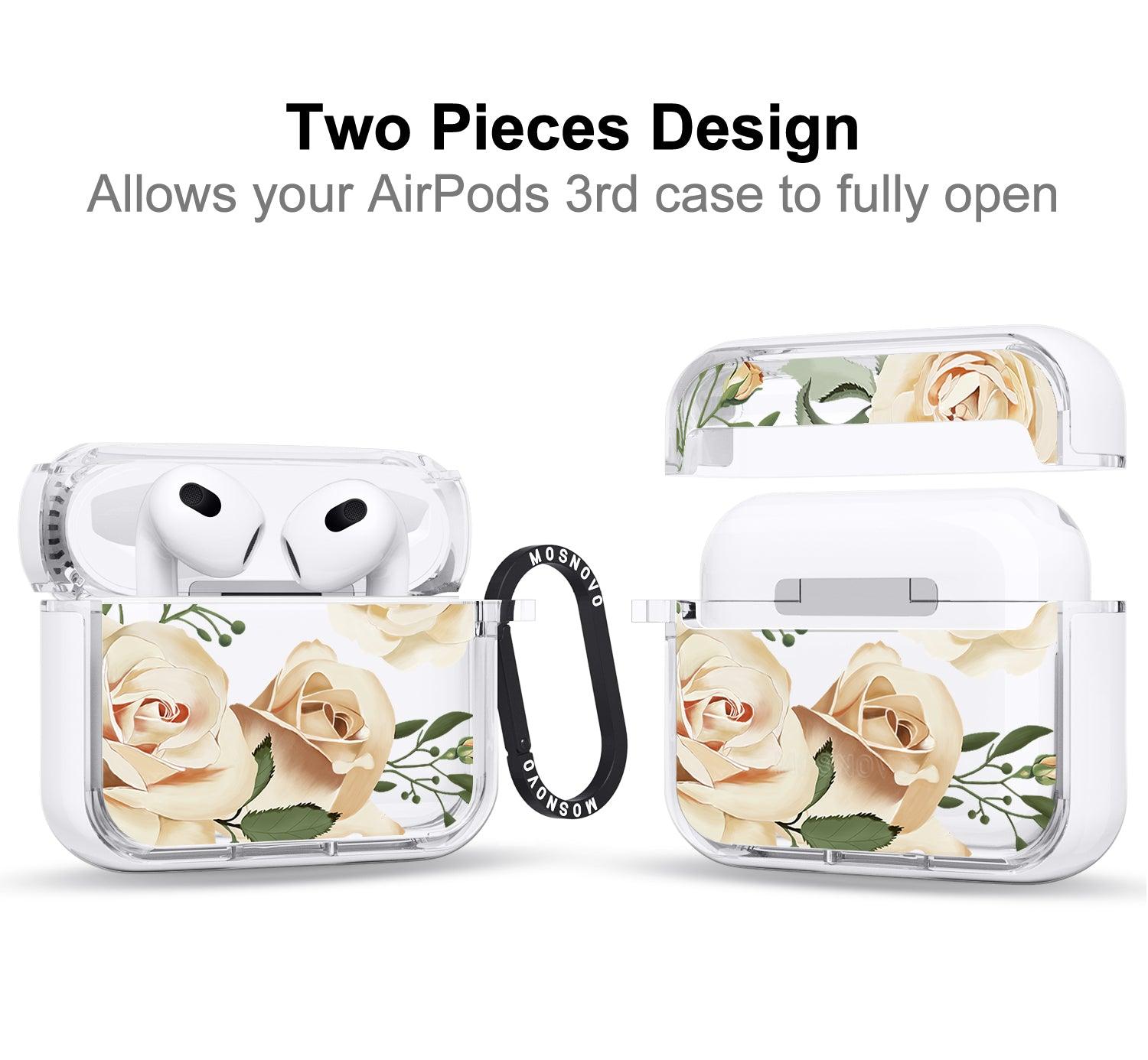 Champagne Roses AirPods 3 Case (3rd Generation) - MOSNOVO