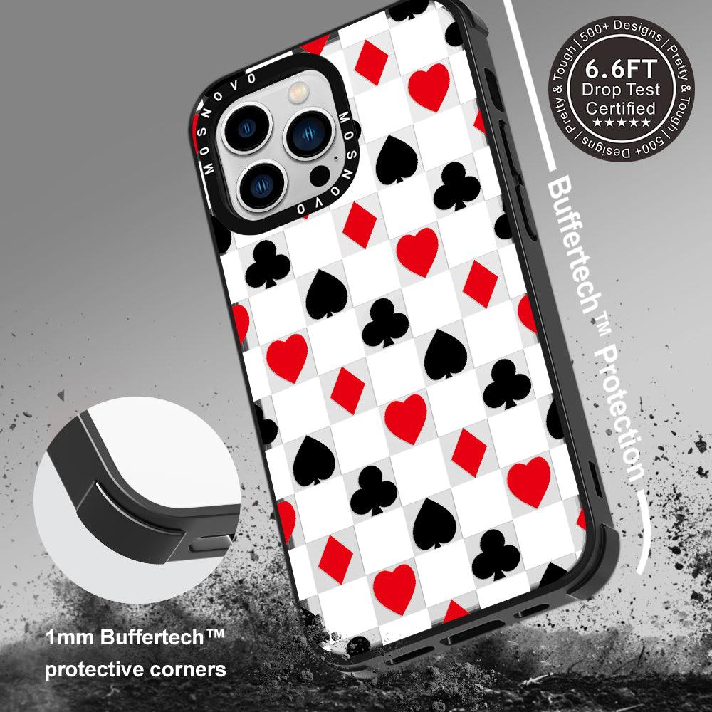 Checker Poker Phone Case - iPhone 13 Pro Case - MOSNOVO