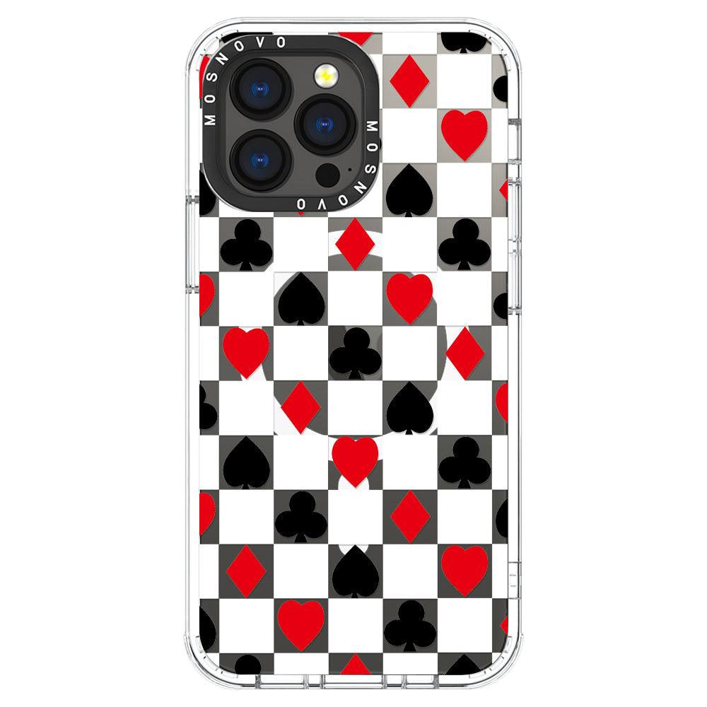 Checker Poker Phone Case - iPhone 13 Pro Case - MOSNOVO