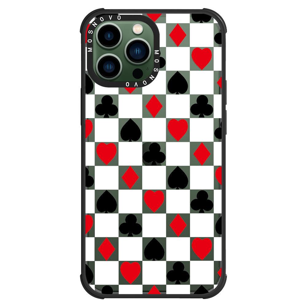 Checker Poker Phone Case - iPhone 13 Pro Max Case - MOSNOVO