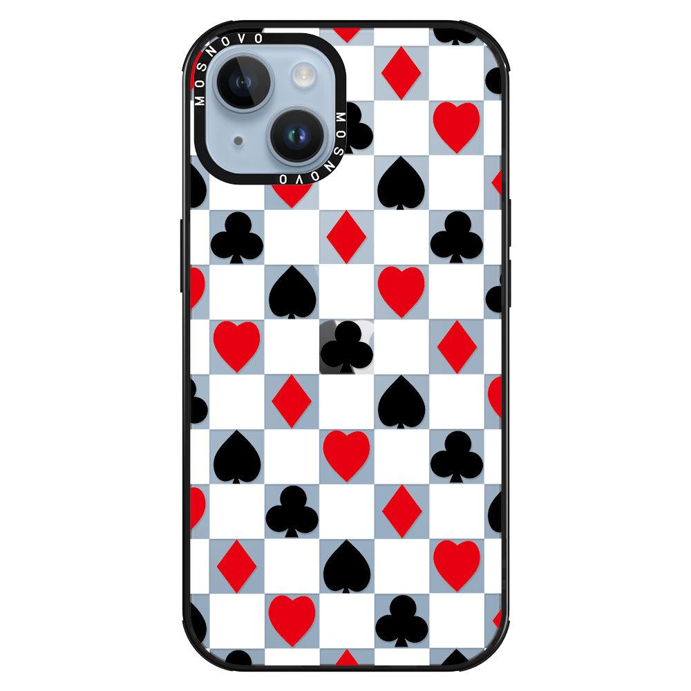 Checker Poker Phone Case - iPhone 14 Plus Case - MOSNOVO