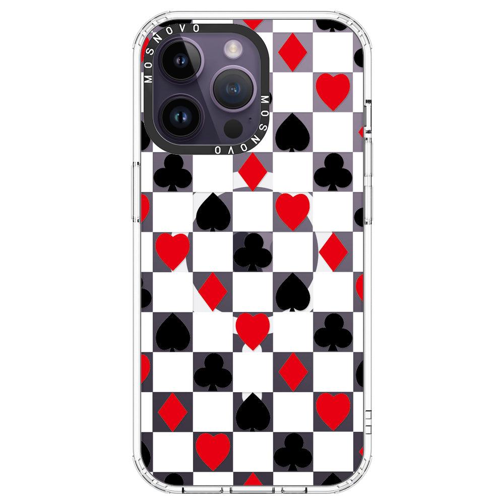 Checker Poker Phone Case - iPhone 14 Pro Max Case - MOSNOVO
