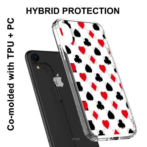 Checker Poker Phone Case - iPhone XR Case - MOSNOVO