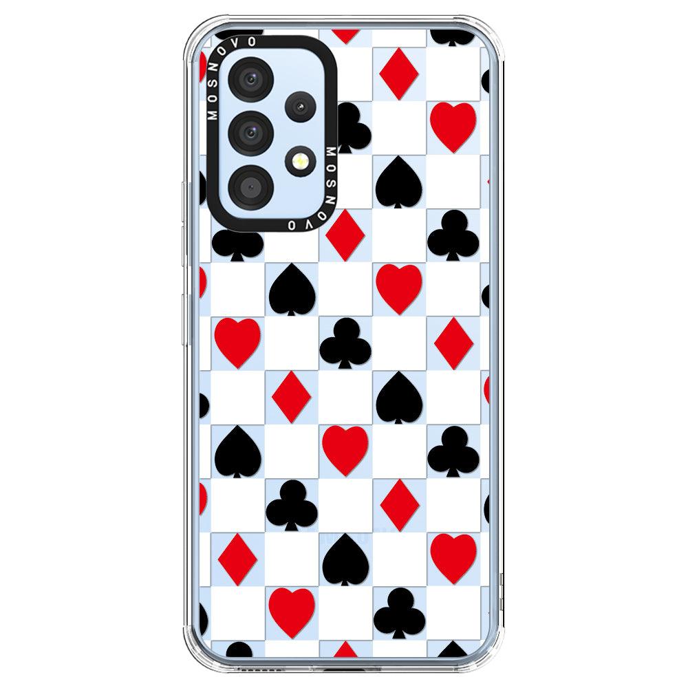 Checker Poker Phone Case - Samsung Galaxy A53 Case - MOSNOVO