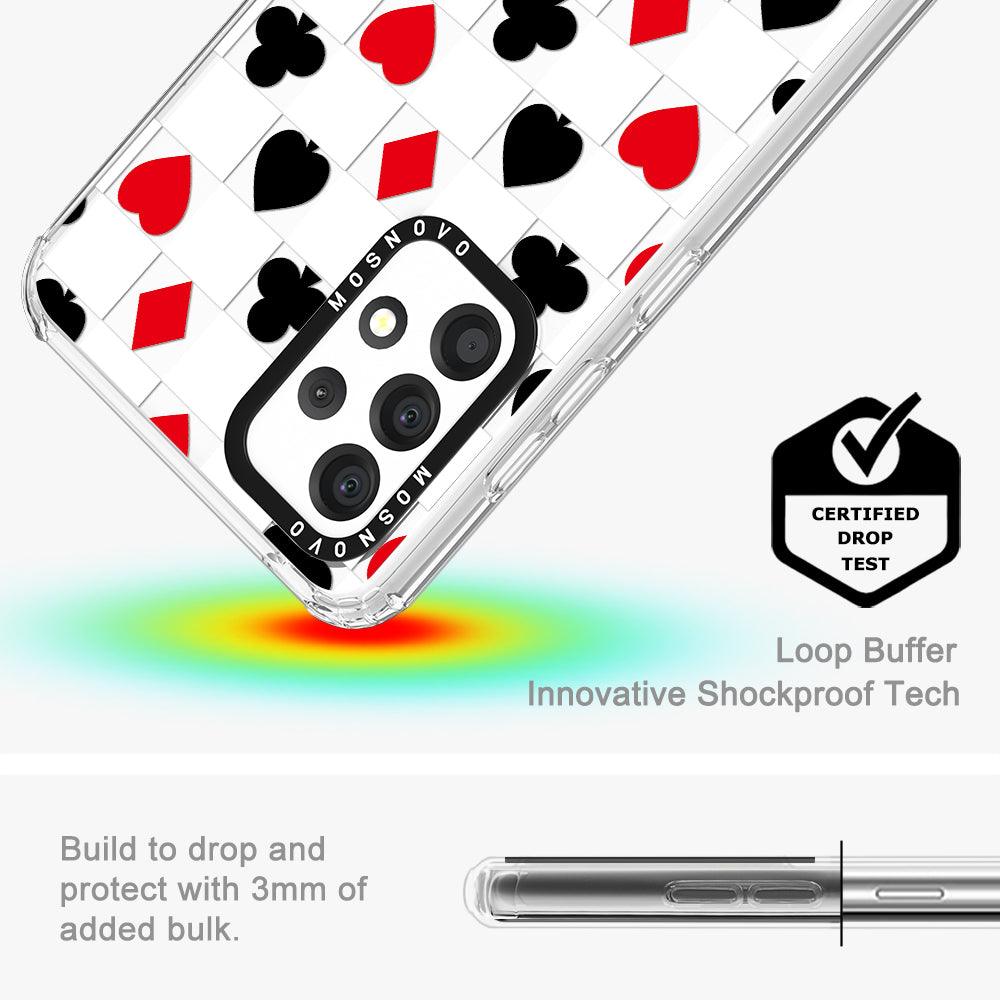 Checker Poker Phone Case - Samsung Galaxy A53 Case - MOSNOVO