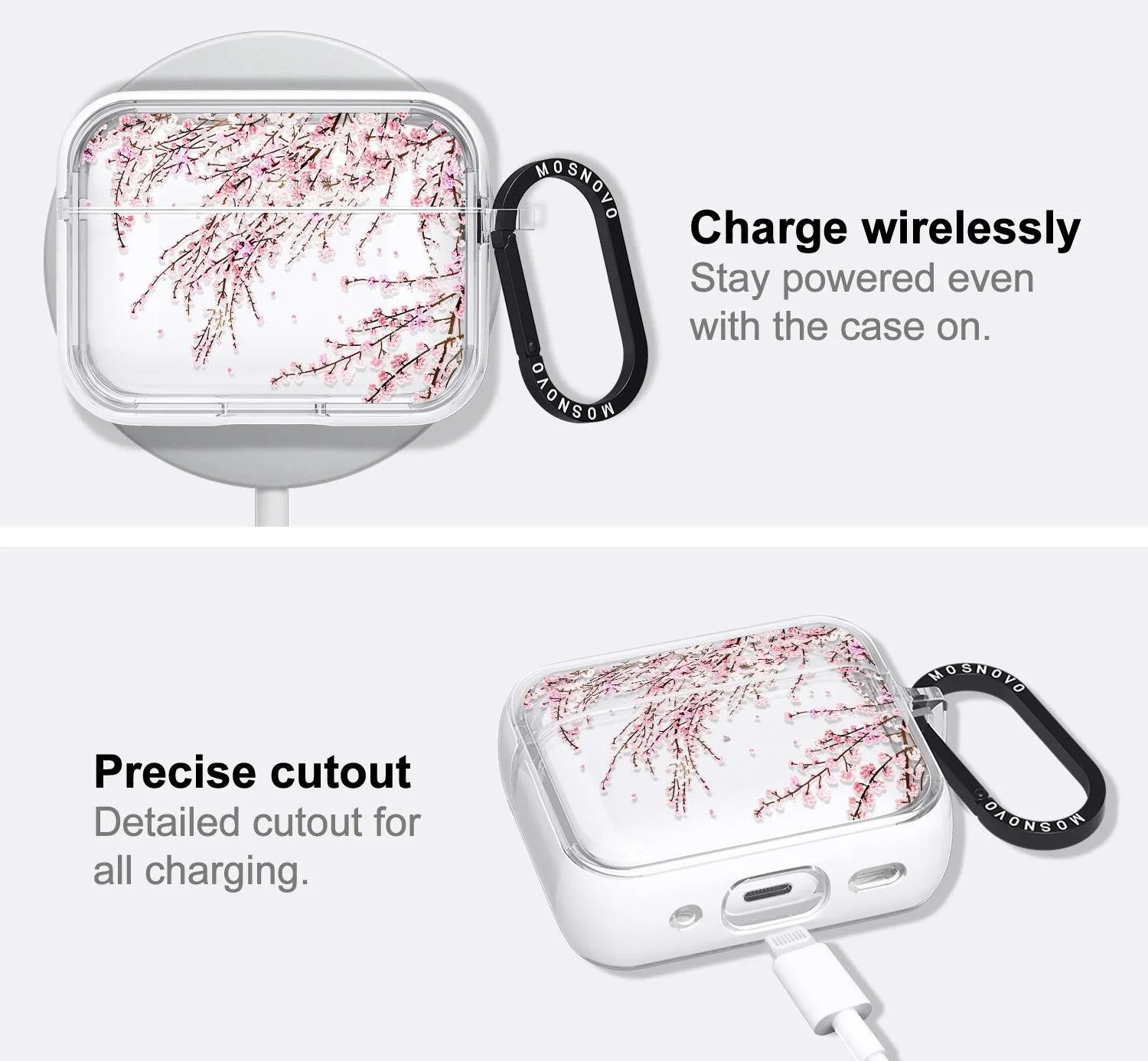 Cherry Blossom AirPods Pro 2 Case (2nd Generation) – MOSNOVO
