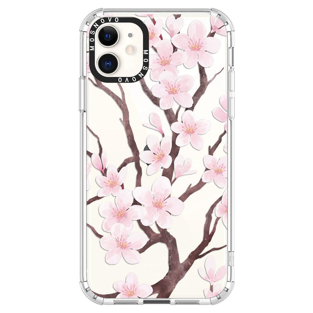Cherry Blossom Flower Phone Case - iPhone 11 Case - MOSNOVO